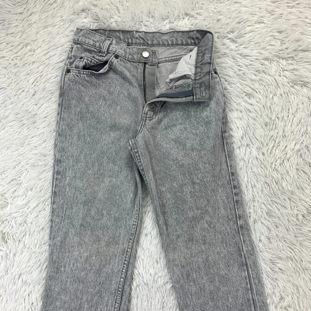 Vintage Levis Jeans‎ 25x31 Gray USA Straight Slim Grunge Denim Sliver Tab Retro